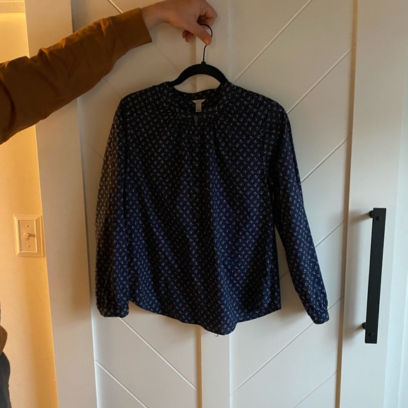 BOGO 🌿J.Crew Half Button Blouse🌿 - Picture 6 of 6